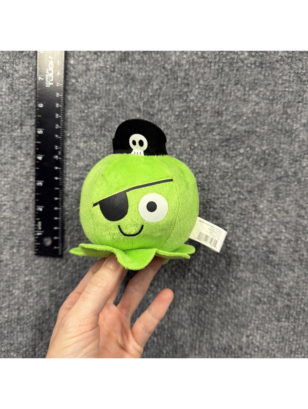 Oriental Trading  Green Octopus Pirate Plush 4”